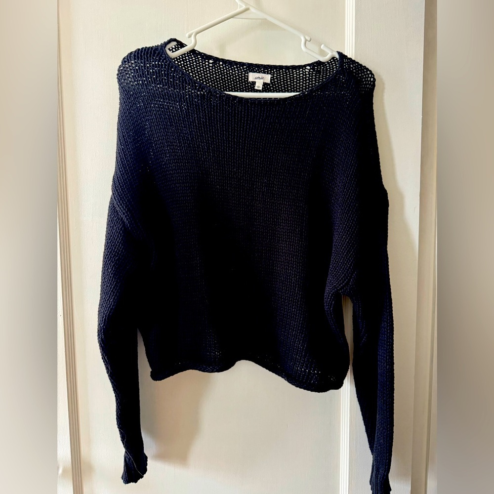 Aerie loose crop sweater